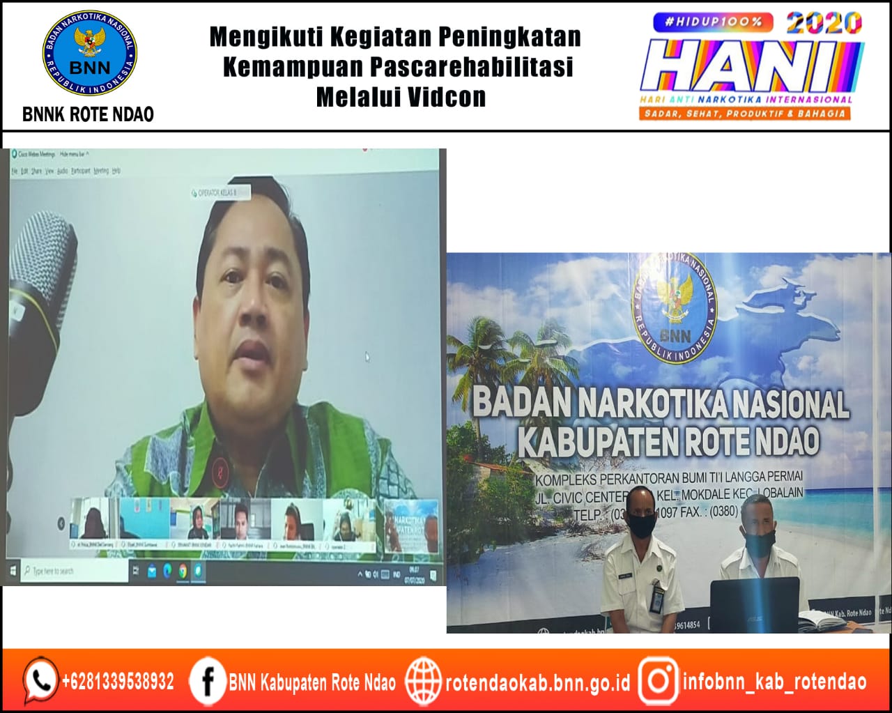 Mengikuti Kegiatan Peningkatan Kemampuan Petugas Pascarehabilitasi Mengikuti Kegiatan Peningkatan Kemampuan Petugas Pascarehabilitasi