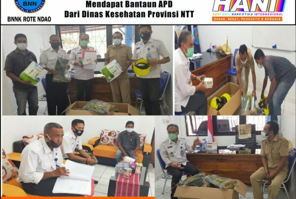 Penerimaan Bantuan Alat Pelindung Diri (APD) bagi Klinik Pratama BNNK Rote Ndao dari Dinkes Provinsi NTT