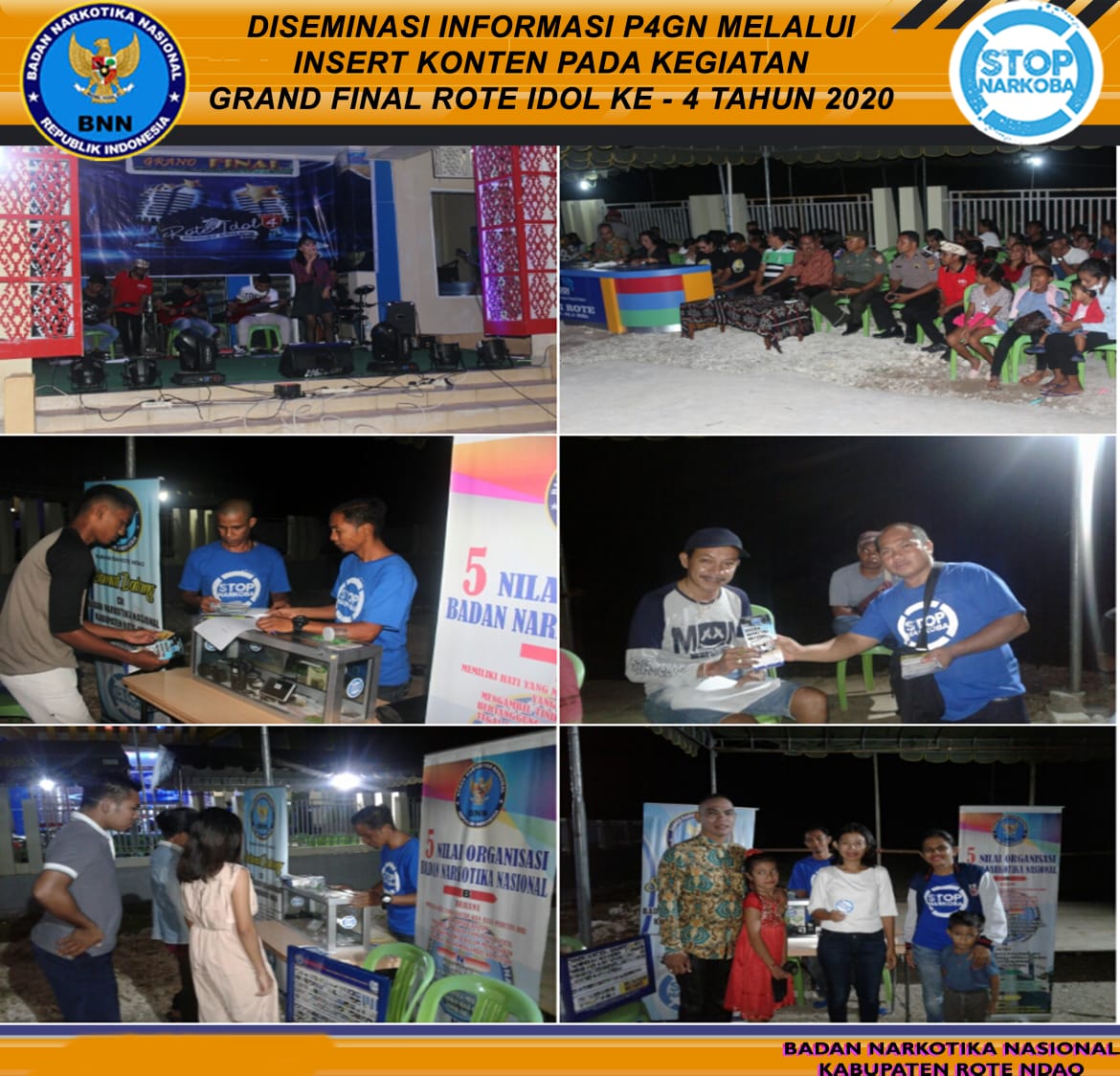 Diseminasi Informasi P4GN Melalui Insert Konten Pada Kegiatan Grand Final Rote Idol 2020 Diseminasi Informasi P4GN Melalui Insert Konten Pada Kegiatan Grand Final Rote Idol 2020