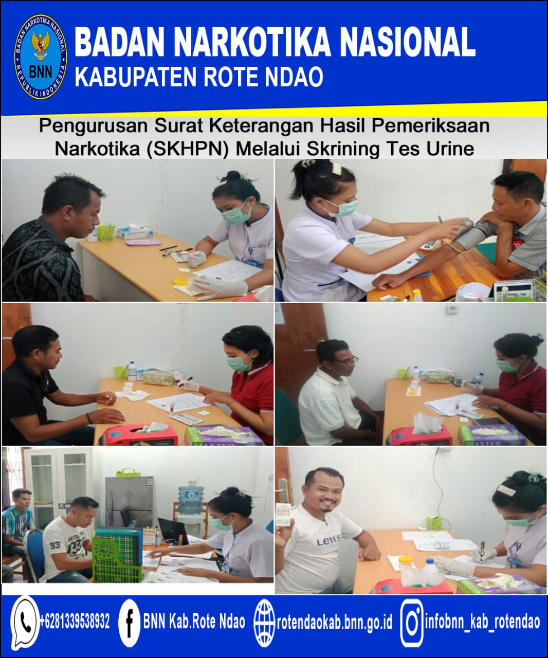 Pengurusan Surat Keterangan Hasil Pemeriksaan Narkotika (SKHPN) melalui Skrining Tes urine. Pengurusan Surat Keterangan Hasil Pemeriksaan Narkotika (SKHPN) melalui Skrining Tes urine.