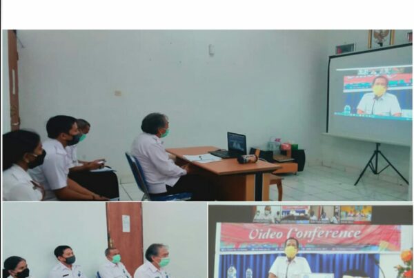 Kegiatan Video Conference dengan Kepala BNNP NTT Jajaran tentang Penanganan Covid-19 dan Pelaksanaan Program P4GN