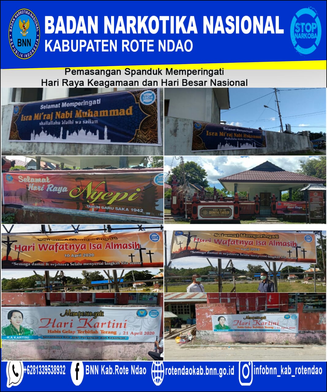 Pemasangan Spanduk Memperingati Hari Raya Keagamaan dan Hari Besar Nasional Pemasangan Spanduk Memperingati Hari Raya Keagamaan dan Hari Besar Nasional