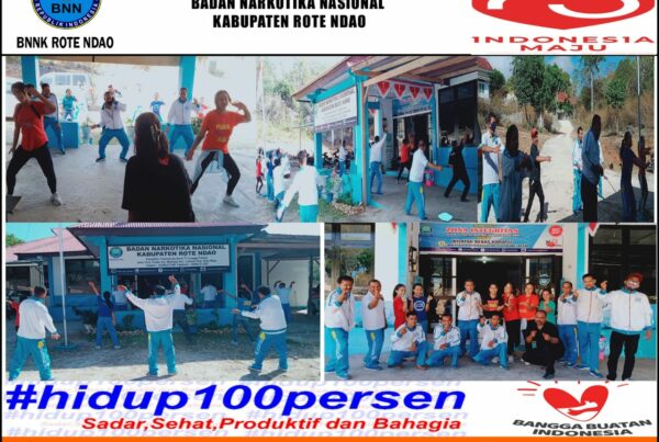 Kegiatan Pembinaan Jasmani Pegawai BNNK Rote Ndao