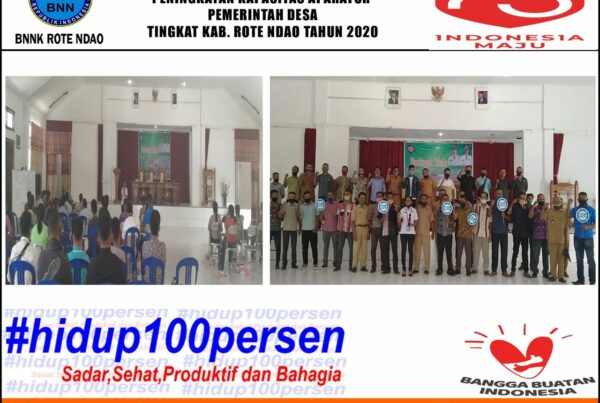 Kampanye P4GN Pada Kegiatan Bimtek dan Peningkatan Kapasitas Aparatur Pemerintahan Desa Tingkat Kabupaten Rote Ndao Tahun 2020