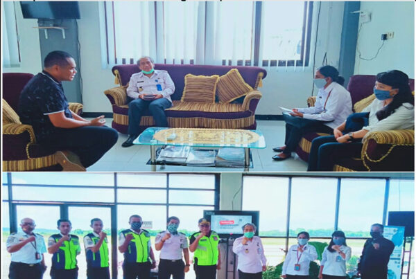 Koordinasi Lanjutan P4GN Kepala BNNK Rote Ndao dengan Kepala Bandara D.C. Saudale Rote