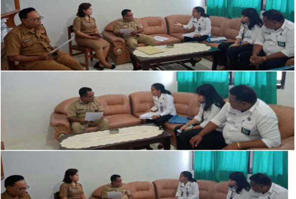 Koordinasi Pembahasan Optimalisasi Pelaksanaan P4GN di Kabupaten Rote Ndao dengan Kesbangpol Kabupaten Rote Ndao.