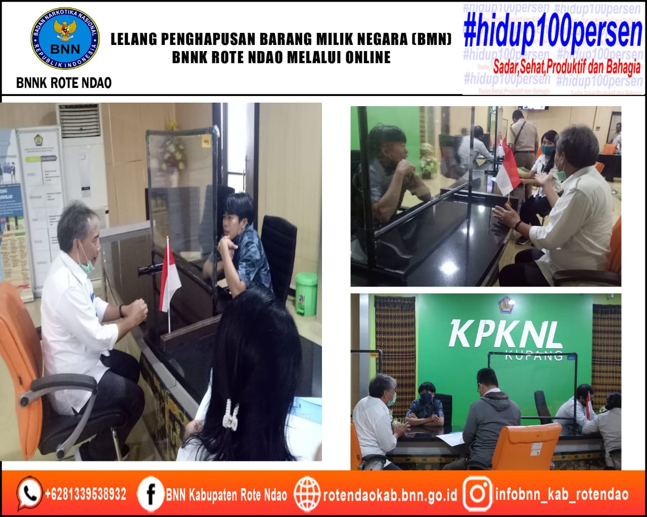 Lelang Penghapusan Barang Milik Negara (BMN) BNNK Rote Ndao Melalui Online Lelang Penghapusan Barang Milik Negara (BMN) BNNK Rote Ndao Melalui Online