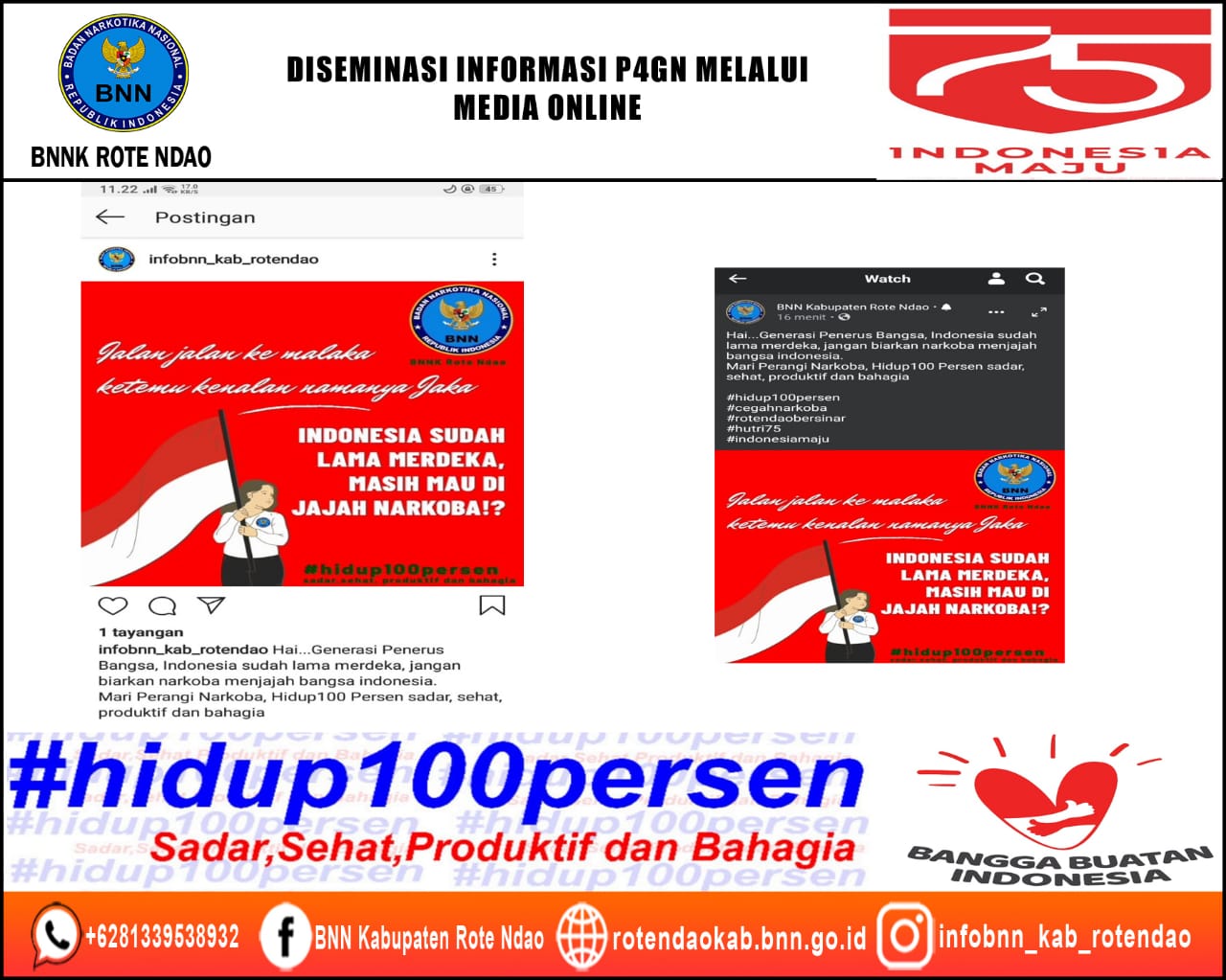 Diseminasi Informasi P4GN Melalui Media Online Diseminasi Informasi P4GN Melalui Media Online