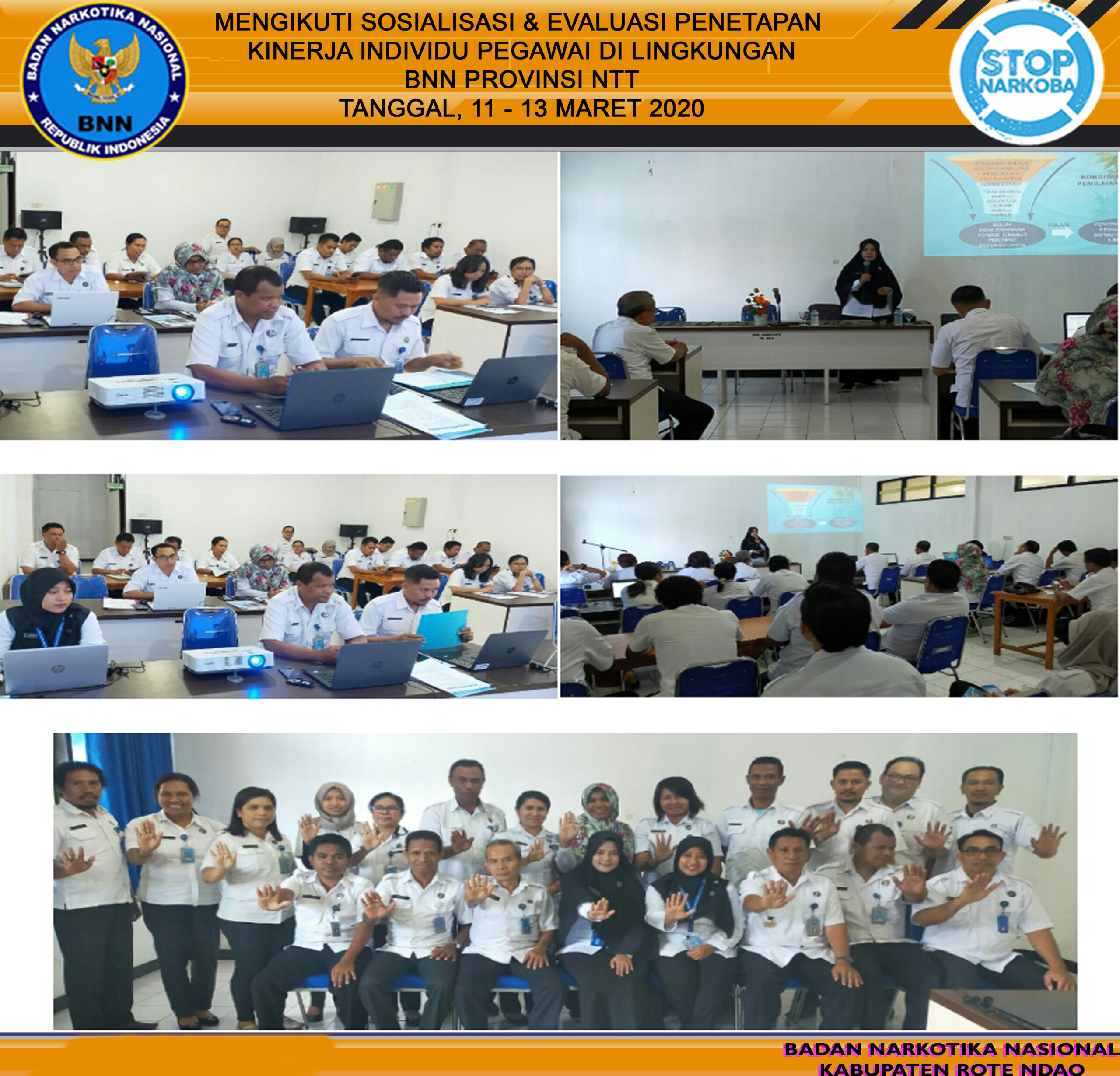 Mengikuti Sosialisasi dan Evaluasi Penetapan Kinerja Individu Pegawai di Lingkungan BNNP NTT Mengikuti Sosialisasi dan Evaluasi Penetapan Kinerja Individu Pegawai di Lingkungan BNNP NTT