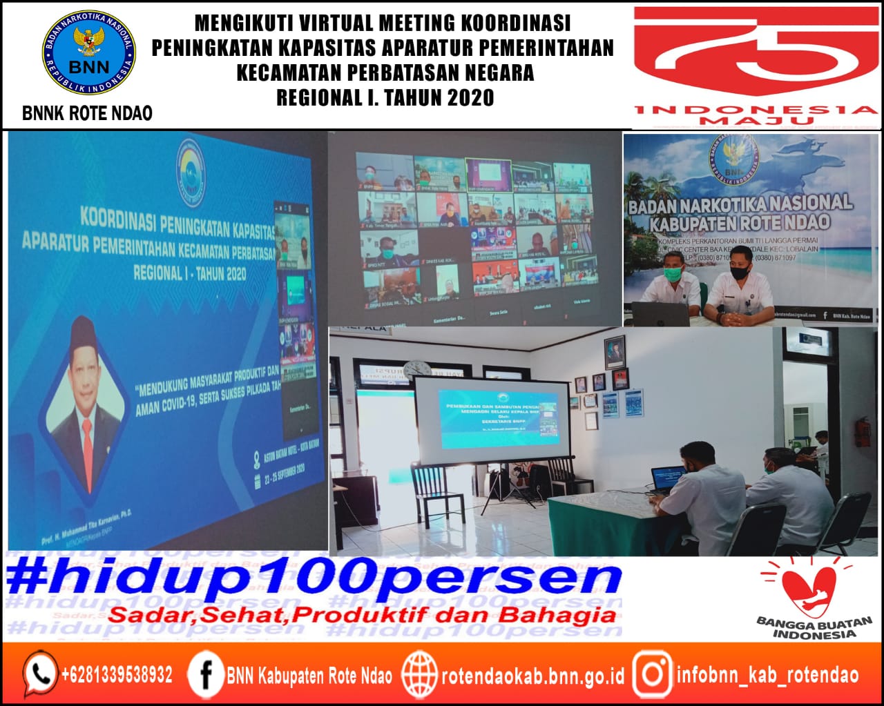 Mengikuti Virtual Meeting Koordinasi Peningkatan Kapasitas Aparatur Pemerintahan Kecamatan Perbatasan Negara Regional I. Tahun 2020 Mengikuti Virtual Meeting Koordinasi Peningkatan Kapasitas Aparatur Pemerintahan Kecamatan Perbatasan Negara Regional I. Tahun 2020