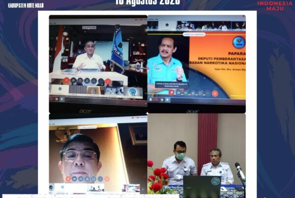 Mengikuti Musyawarah Perencanaan BNN Tahun 2020 Secara Virtual Melalui Video Conference hari kedua