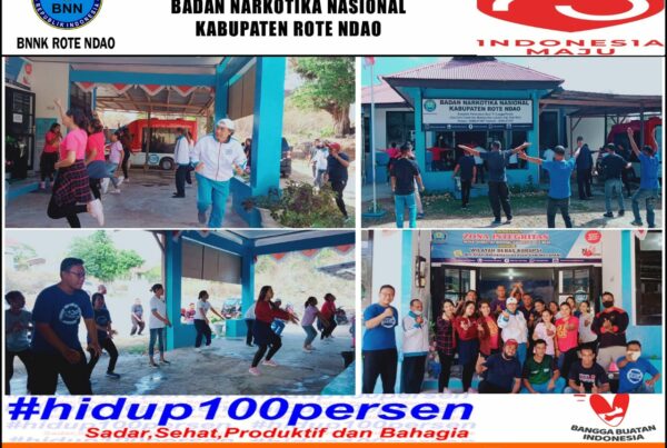 Kegiatan Pembinaan Jasmani Pegawai BNNK Rote Ndao