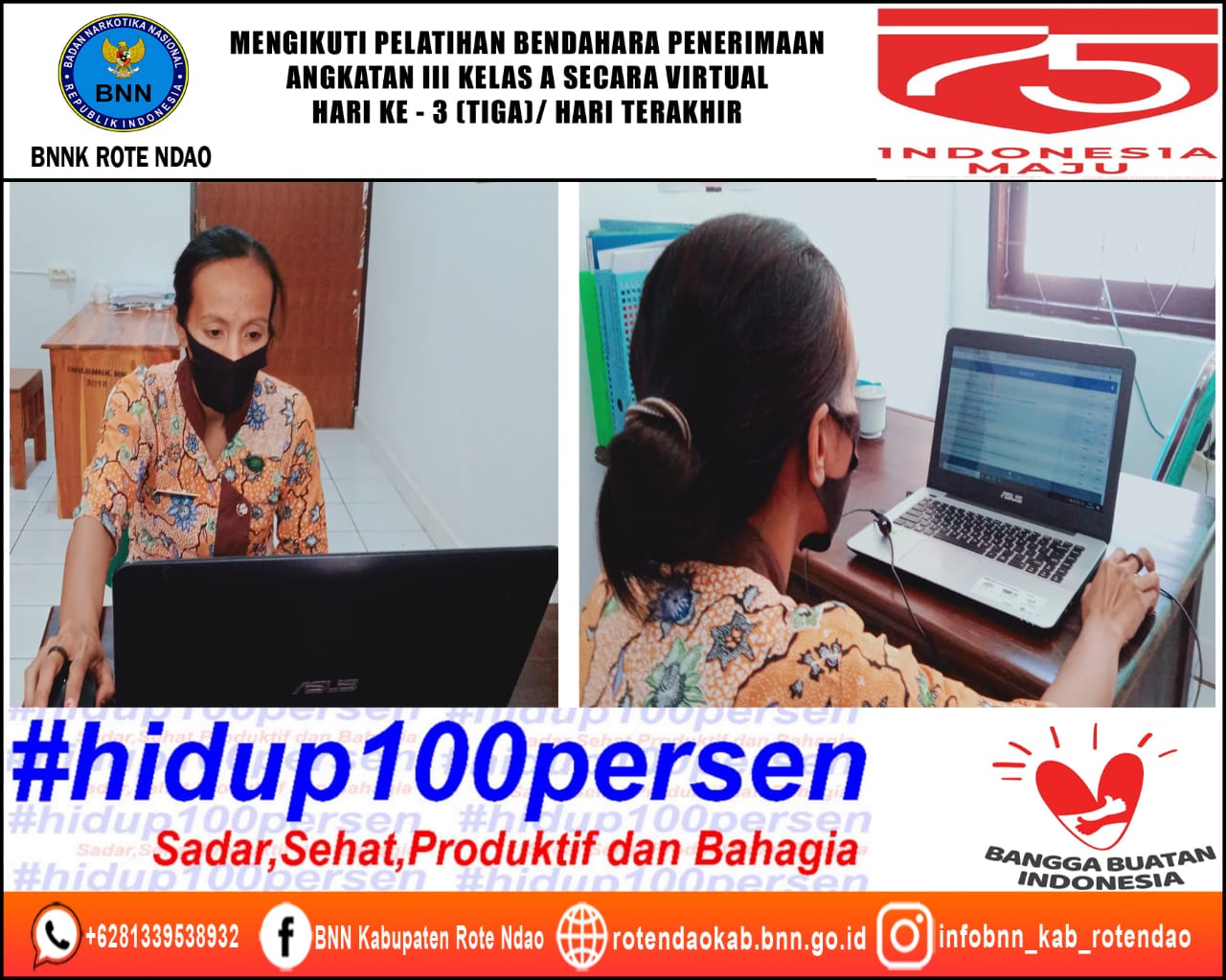 Mengikuti Kegiatan Pelatihan Bendahara Penerimaan Angkatan III Kelas A secara Virtual Hari Ke - 3 (Tiga) atau Hari Terakhir. Mengikuti Kegiatan Pelatihan Bendahara Penerimaan Angkatan III Kelas A secara Virtual Hari Ke - 3 (Tiga) atau Hari Terakhir.