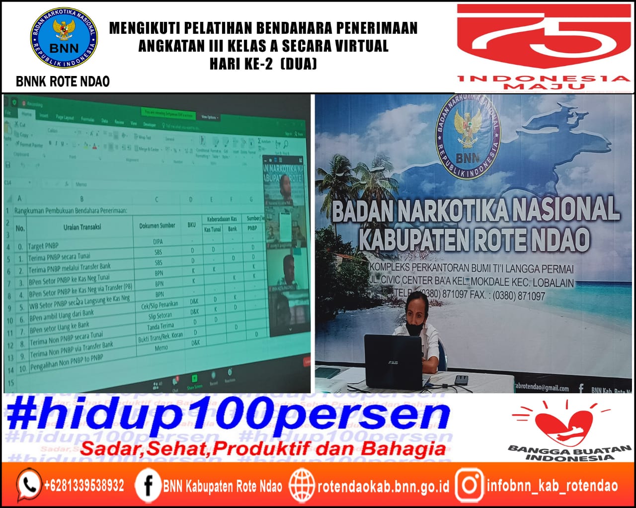 Mengikuti Kegiatan Pelatihan Bendahara Penerimaan Angkatan III Kelas A secara Virtual Hari Ke - 2 (Dua). Mengikuti Kegiatan Pelatihan Bendahara Penerimaan Angkatan III Kelas A secara Virtual Hari Ke - 2 (Dua).