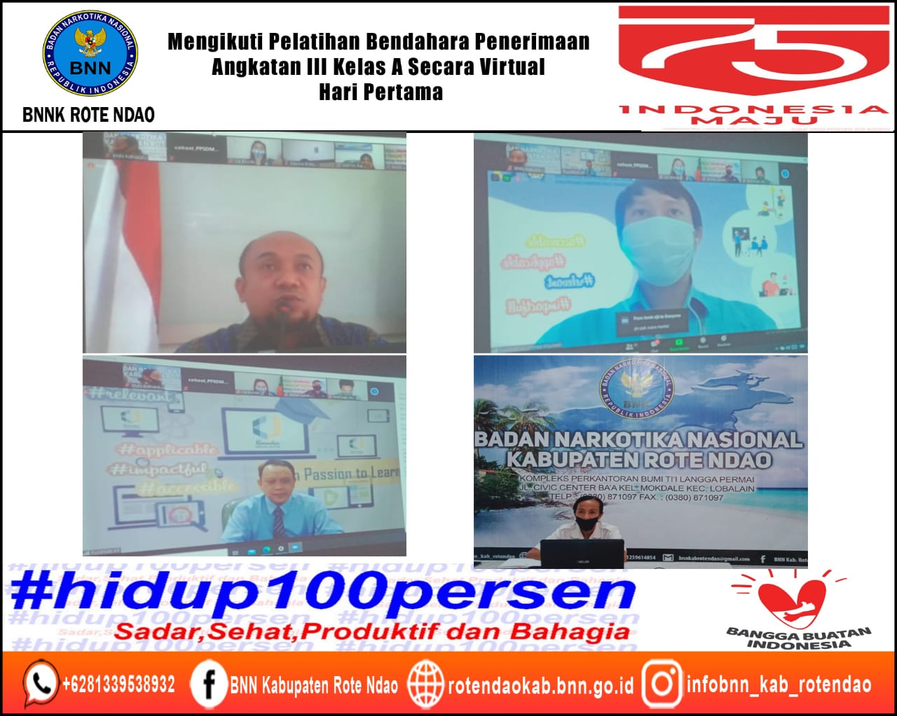 Mengikuti Kegiatan Pelatihan Bendahara Penerimaan Angkatan III Kelas A secara Virtual hari pertama Mengikuti Kegiatan Pelatihan Bendahara Penerimaan Angkatan III Kelas A secara Virtual hari pertama