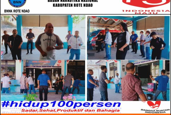 Kegiatan Pembinaan Jasmani Pegawai BNNK Rote Ndao