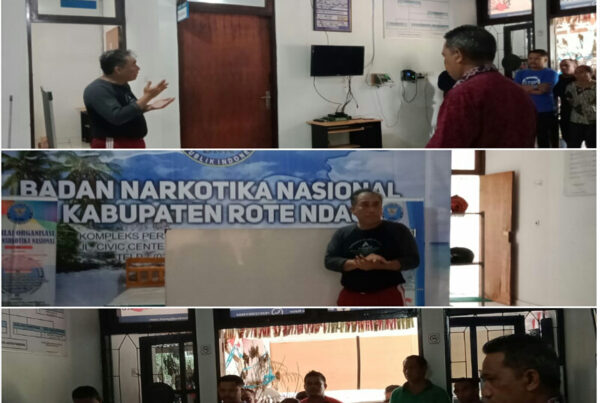 Pengarahan Kepala BNNK Rote Ndao kepada Pegawai BNNK Rote Ndao