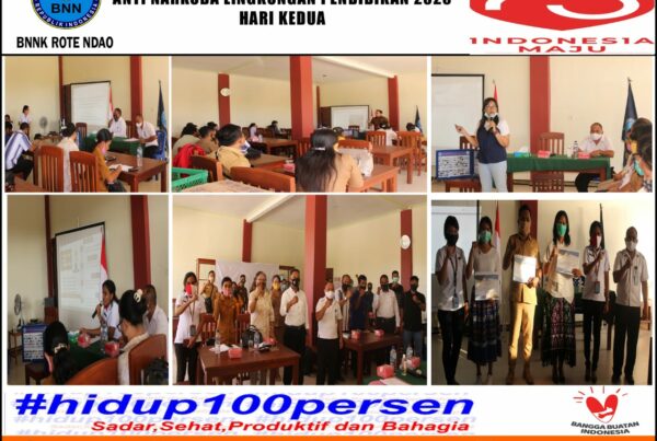 Bimbingan Teknis Penggiat Anti Narkoba Lingkungan Pendidikan Tahun 2020 Hari Kedua