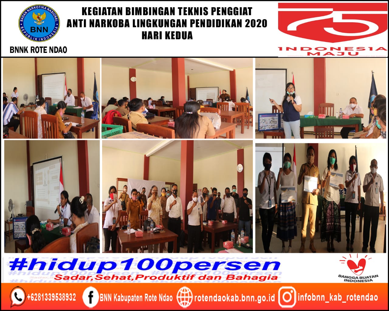 Bimbingan Teknis Penggiat Anti Narkoba Lingkungan Pendidikan Tahun 2020 Hari Kedua Bimbingan Teknis Penggiat Anti Narkoba Lingkungan Pendidikan Tahun 2020 Hari Kedua