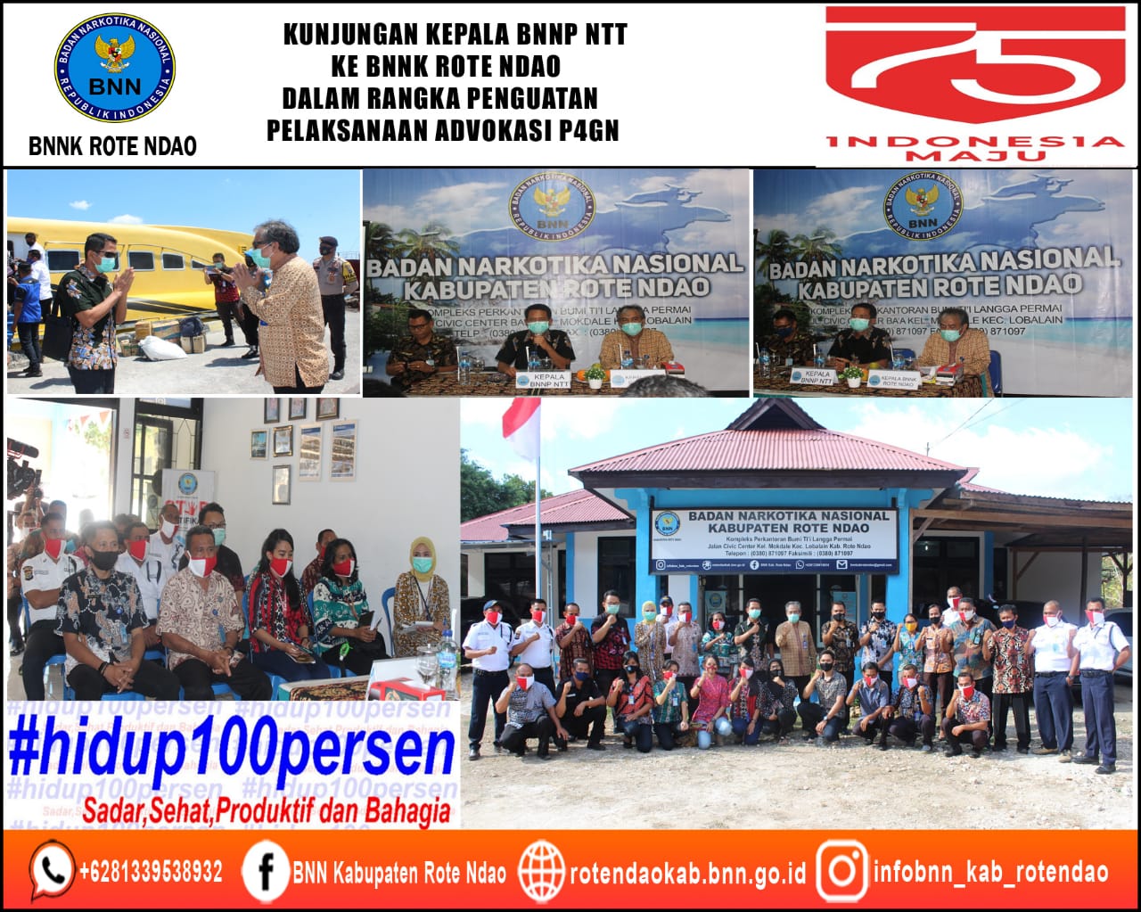 Kunjungan Kepala BNNP NTT Ke BNNK Rote Ndao Dalam Rangka Penguatan Pelaksanaan Advokasi P4GN Kunjungan Kepala BNNP NTT Ke BNNK Rote Ndao Dalam Rangka Penguatan Pelaksanaan Advokasi P4GN