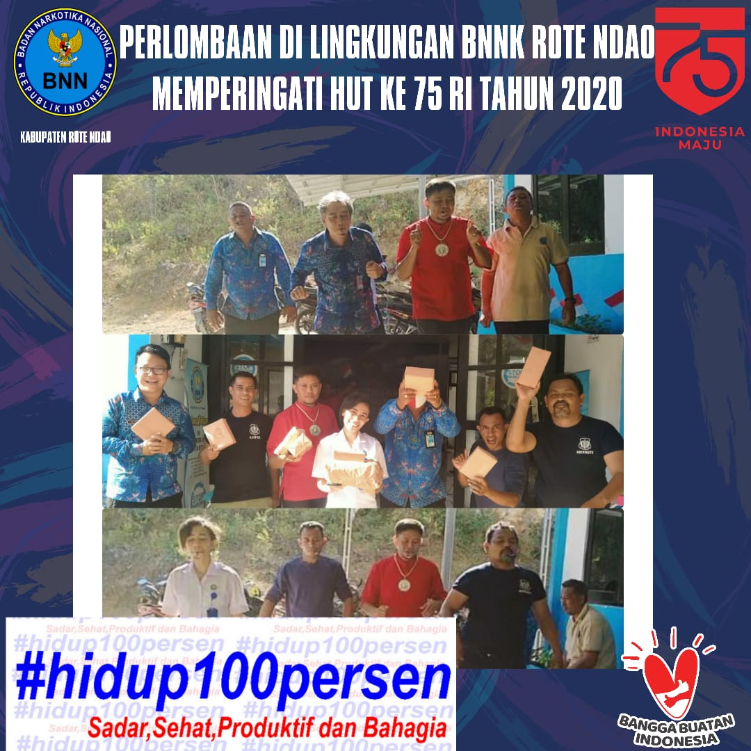 Kegiatan Perlombaan di Lingkungan BNNK Rote Ndao Memperingati HUT ke -75 RI Tahun 2020 *_ Kegiatan Perlombaan di Lingkungan BNNK Rote Ndao Memperingati HUT ke -75 RI Tahun 2020 *_