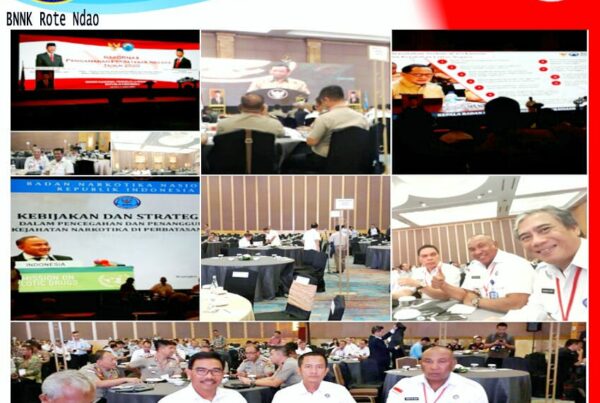 Mengikuti Rapat Koordinasi Nasional Pengamanan Perbatasan Negara Tahun 2020