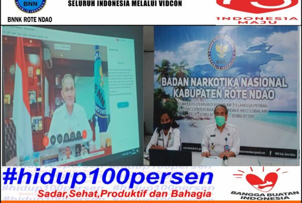Mengikuti Rapim BNN RI, BNNP dan BNNK/Kota Seluruh Indonesia Secara Virtual Melalui Video Conference