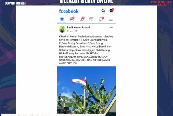 Relawan Anti Narkoba Desa Papela Rote Timur Melakukan Diseminasi Informasi P4GN Melalui Media Online