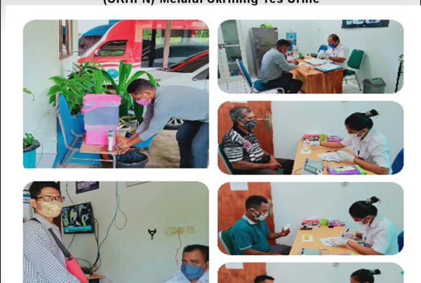 Pengurusan Surat Keterangan Hasil Pemeriksaan Narkotika (SKHPN) Melalui Skrining Tes Urine.