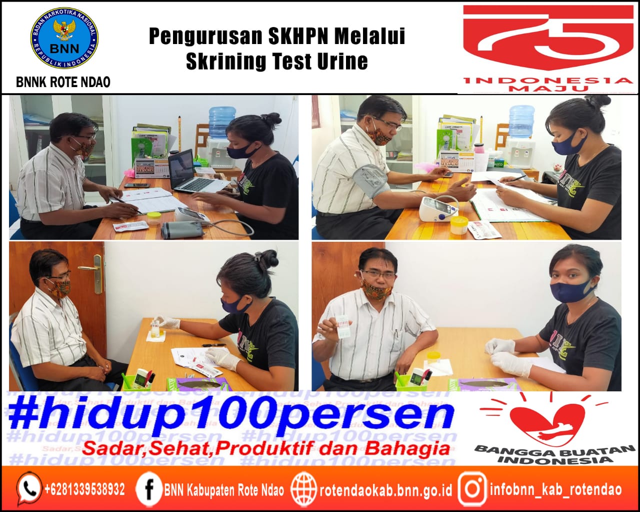 Pengurusan Surat Keterangan Hasil Pemeriksaan Narkotika (SKHPN) Melalui Skrining Tes urine. Pengurusan Surat Keterangan Hasil Pemeriksaan Narkotika (SKHPN) Melalui Skrining Tes urine.