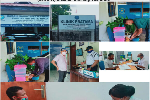 Pengurusan Surat Keterangan Hasil Pemeriksaan Narkotika (SKHPN) Melalui Skrining Tes urine.