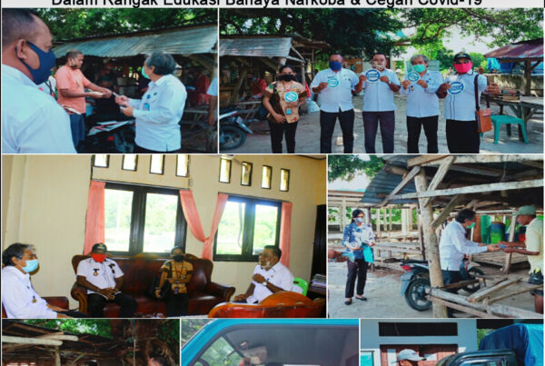 Sinergitas BNNK Rote Ndao dengan Pemerintah Kecamatan Rote Tengah Dalam Rangka Edukasi Bahaya Narkoba dan Covid-19