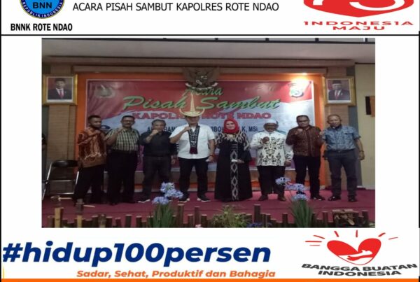 Kepala BNNK Rote Ndao Mengikuti Acara Pisah Sambut Kapolres Rote Ndao