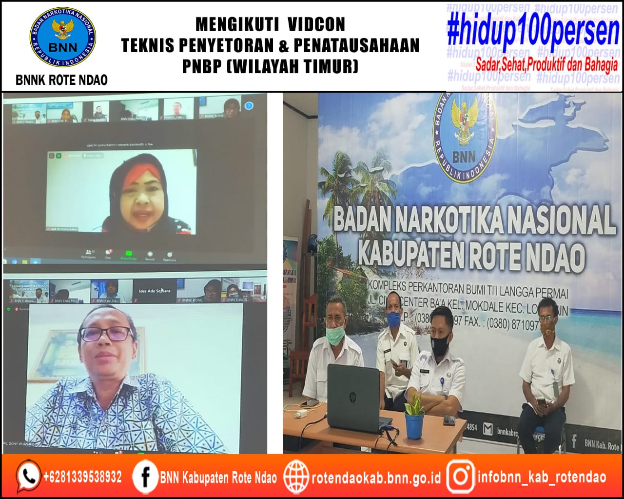 Mengikuti Rapat Teknis Penyetoran dan Penatausahaan Penerimaan Negara Bukan Pajak (PNBP) Wilayah Timur Melalui Vidcon Mengikuti Rapat Teknis Penyetoran dan Penatausahaan Penerimaan Negara Bukan Pajak (PNBP) Wilayah Timur Melalui Vidcon