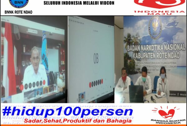 Mengikuti Rapim BNN RI, BNNP dan BNNK/Kota Seluruh Indonesia Secara Virtual Melalui Video Conference