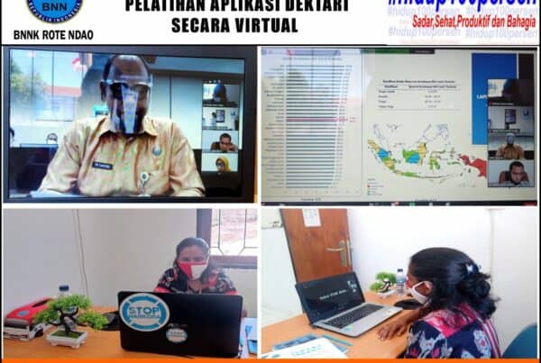 Mengikuti Sosialisasi dan Pelatihan Aplikasi DEKTARI secara Virtual