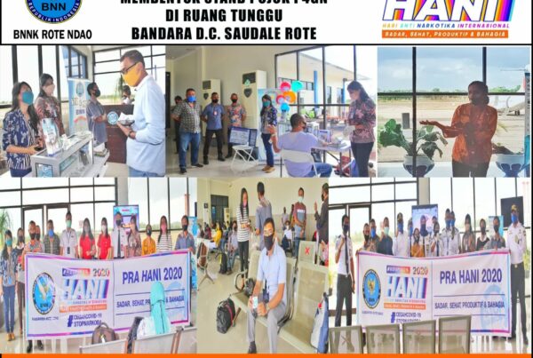 Pra HANI BNNK Rote Ndao Melakukan Stand Pojok P4GN di Ruang Tunggu Bandara D.C Saudale Rote Pra HANI BNNK Rote Ndao Melakukan Stand Pojok P4GN di Ruang Tunggu Bandara D.C Saudale Rote