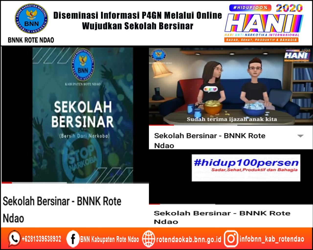 Diseminasi Informasi P4GN Melalui Media Online Wujudkan Sekolah Bersinar Diseminasi Informasi P4GN Melalui Media Online Wujudkan Sekolah Bersinar