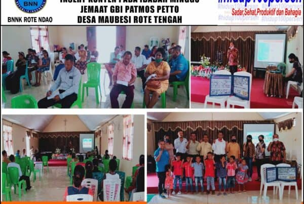 Diseminasi Informasi P4GN Melalui Insert Konten pada Kegiatan Ibadah Minggu Jemaat GBI Patmos Petto Desa Maubesi Rote Tengah