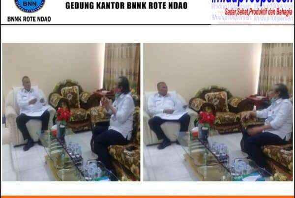Kepala BNNK Rote Ndao berkoordinasi dengan Sekda Kabupaten Rote Ndao tentang Permohonan Perpanjangan Pinjam Pakai Kantor Gedung BNNK Rote Ndao