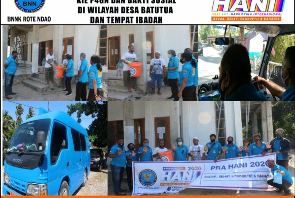 Pra HANI BNNK Rote Ndao Melaksanakan KIE P4GN dan Gelar Bakti Sosial di Wilayah Desa Batutua Rote Barat Daya Pra HANI BNNK Rote Ndao Melaksanakan KIE P4GN dan Gelar Bakti Sosial di Wilayah Desa Batutua Rote Barat Daya
