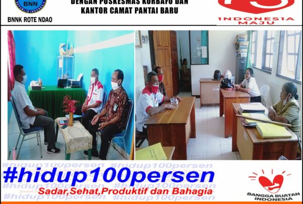 Koordinas P4GN dengan Puskesmas Korbafo dan Kantor Camat Pantai Baru