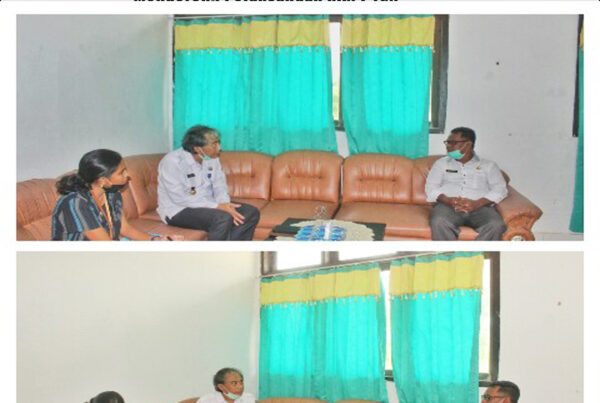 Kepala BNNK Rote Ndao Melakukan Koordinasi dengan Kepala Kantor Kesbangpol Kabupaten Rote Ndao Terkait Implementasi Inpres Nomor 2 Tahun 2020
