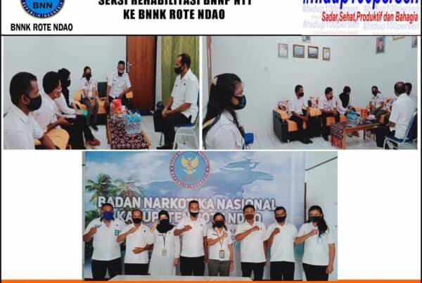 Kunjungan Tim Seksi Pascarehabilitasi BNNP NTT ke BNNK Rote Ndao