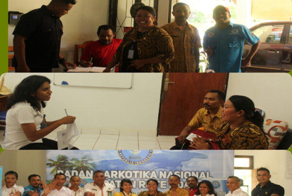 BNNK Rote Ndao mendapat kunjungan Guru SMK Negeri 1 Lobalain dan di percaya sebagai tempat magang/praktek Siswa SMK Negeri 1 Lobalain