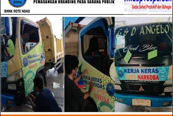Diseminasi Informasi P4GN Melalui Pemasangan Branding Pada Sarana Publik