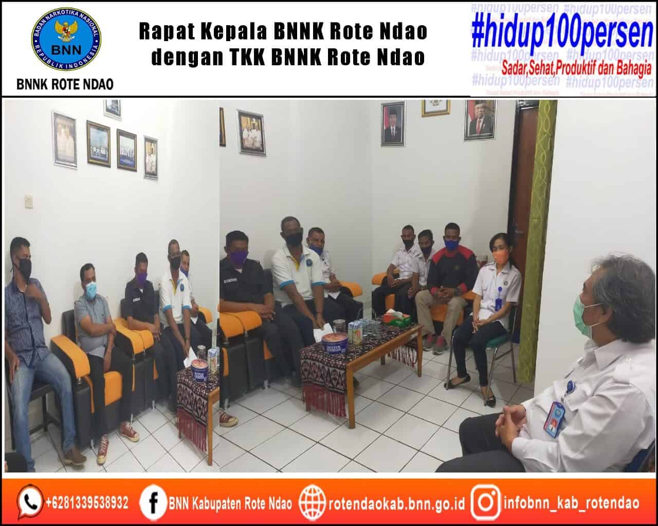 Rapat Kepala BNNK Rote Ndao dengan Tenaga Kerja Kontrak (TKK) BNNK Rote Ndao Rapat Kepala BNNK Rote Ndao dengan Tenaga Kerja Kontrak (TKK) BNNK Rote Ndao