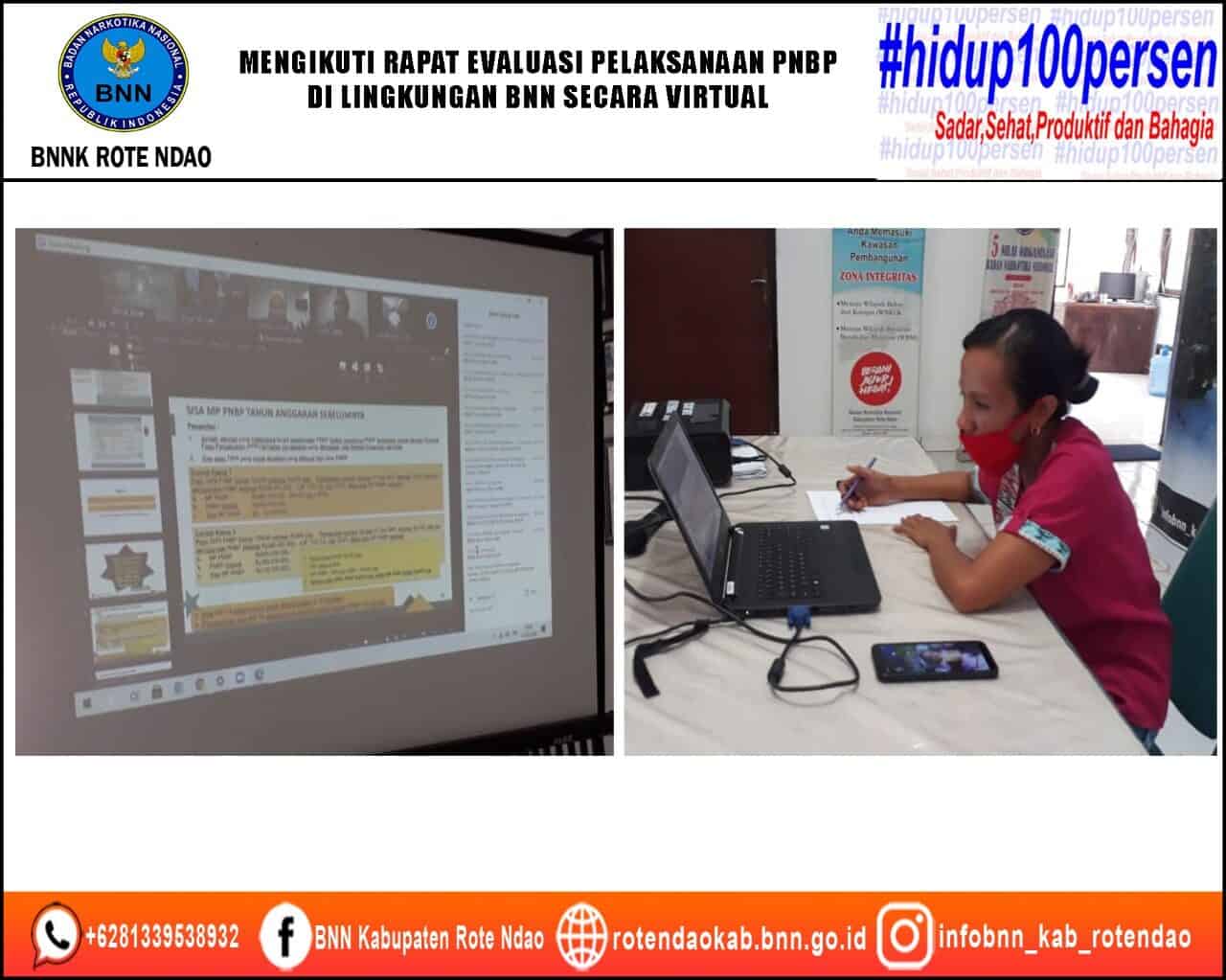 Mengikuti Rapat Evaluasi Pelaksanaan PNBP di lingkungan BNN Mengikuti Rapat Evaluasi Pelaksanaan PNBP di lingkungan BNN