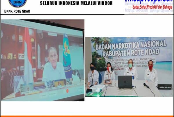 Mengikuti Rapim BNN RI BNNP dan BNNK/Kota Seluruh Indonesia Secara Virtual Melalui Video Conference