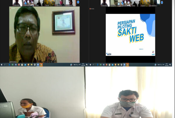 Vidcon Persiapan Piloting SAKTI WEB dengan KPPN Kupang Vidcon Persiapan Piloting SAKTI WEB dengan KPPN Kupang